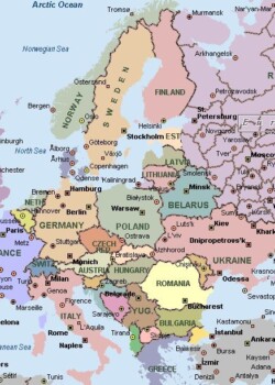 Map of Europe